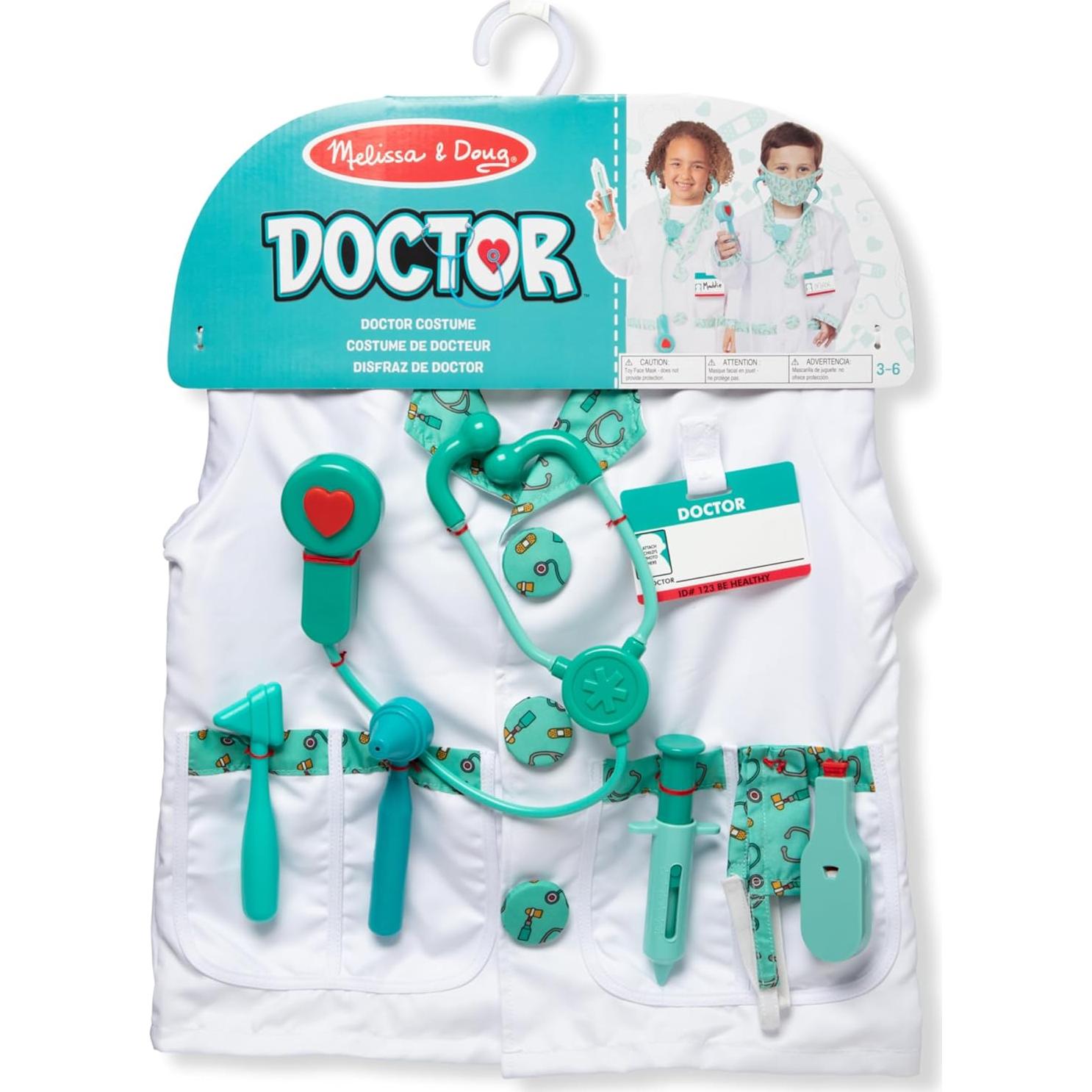Conjunto de Disfraz de Doctor Melissa & Doug 8 Piezas