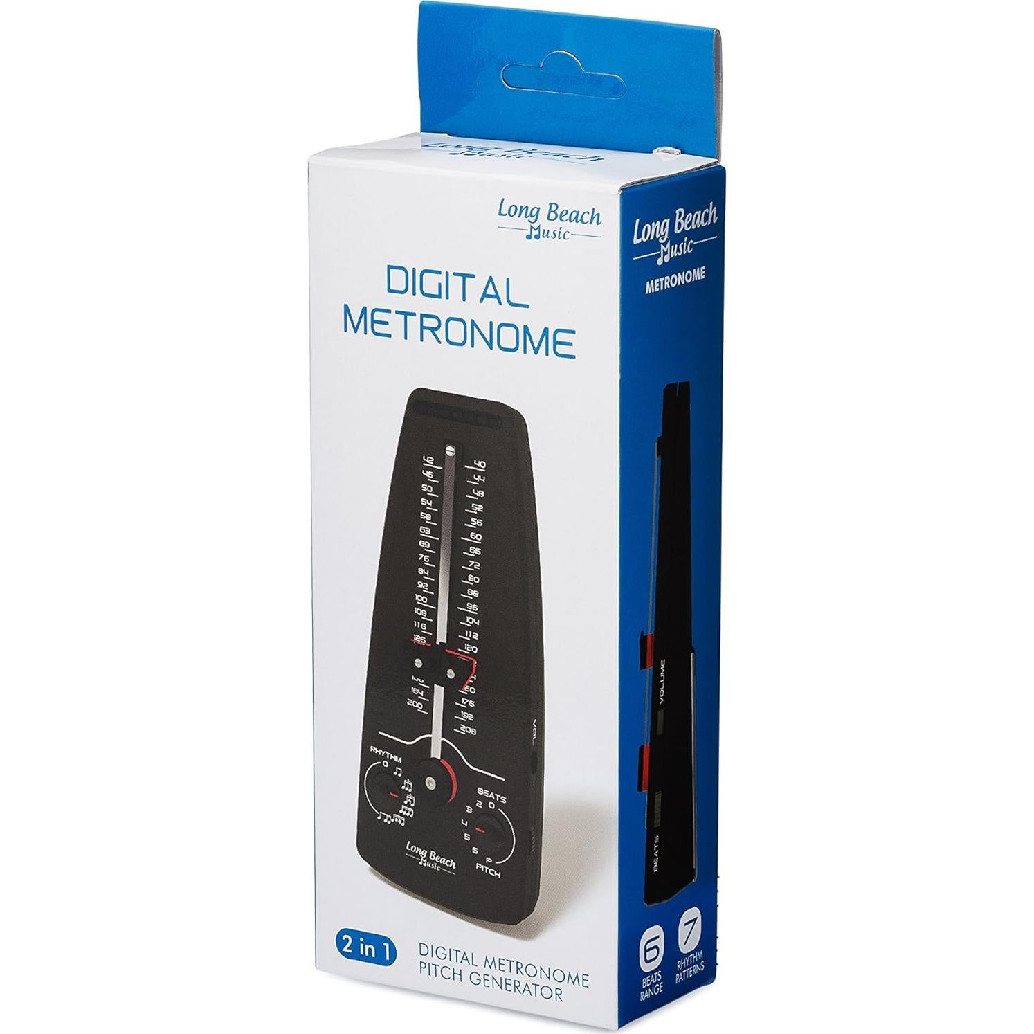 Metrónomo Digital LB-Metro con Generador de Ritmo y Beats