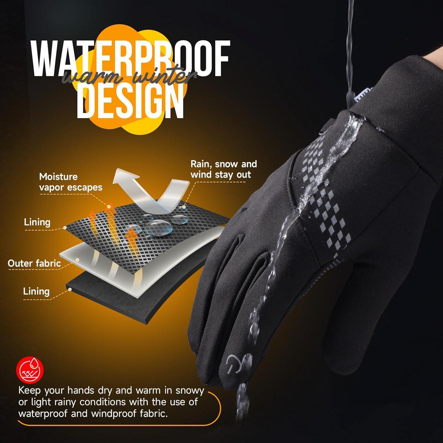 Guantes Térmicos Tmani para Invierno - Antideslizantes y Táctiles