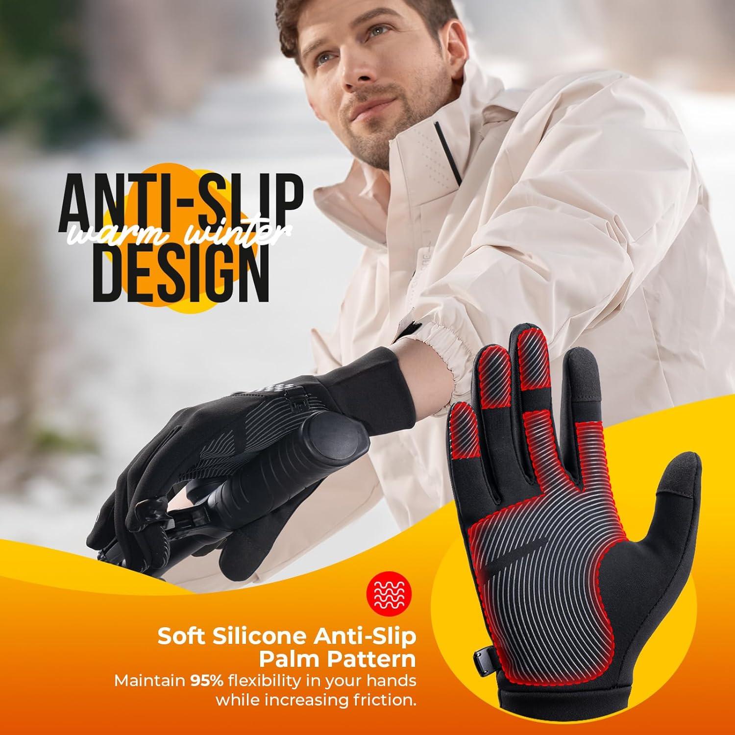 Guantes Térmicos Tmani para Invierno - Antideslizantes y Táctiles