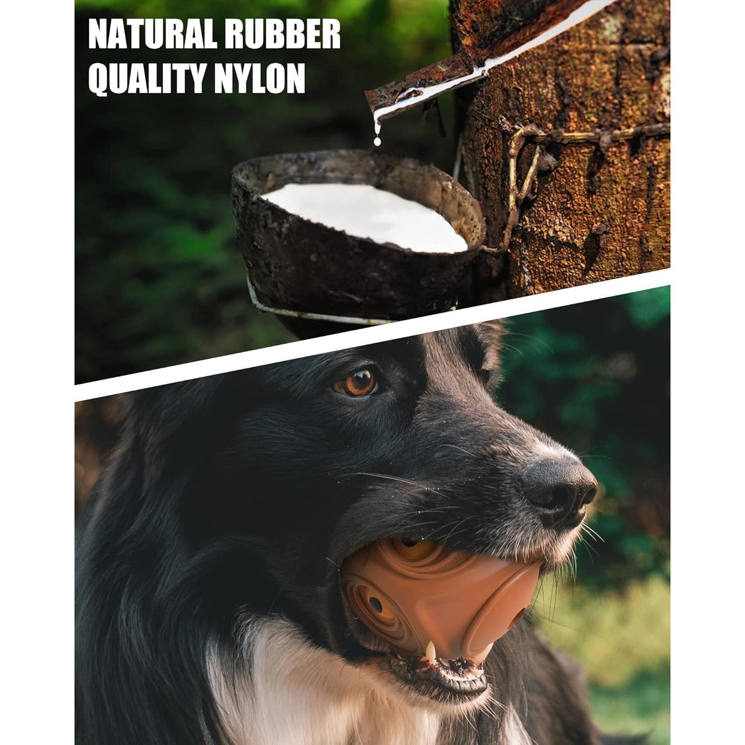 Pelota Giggle Mewlmart para Perros Masticadores 8,79 cm