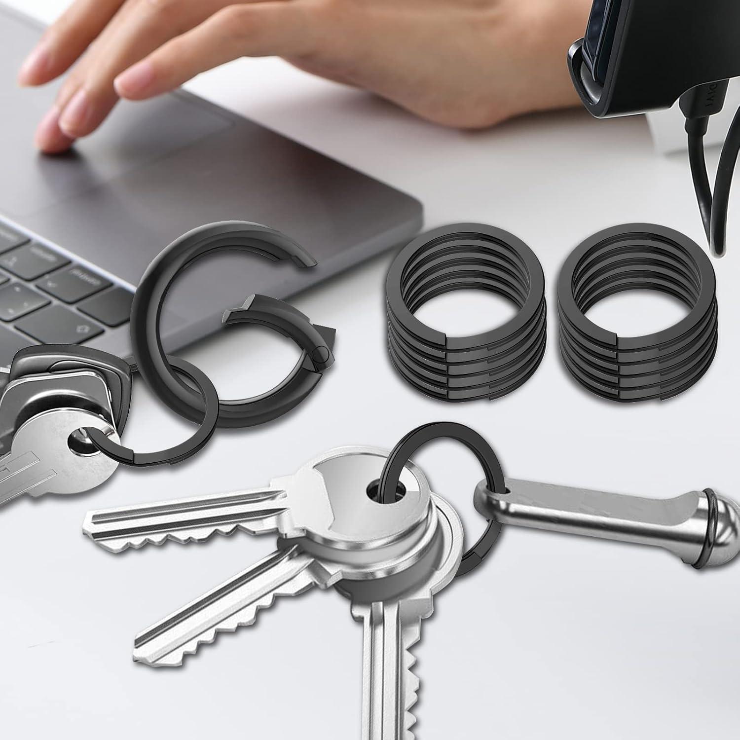 Anillos de Llave Divididos Idakekiy 10 Piezas 30mm Metal