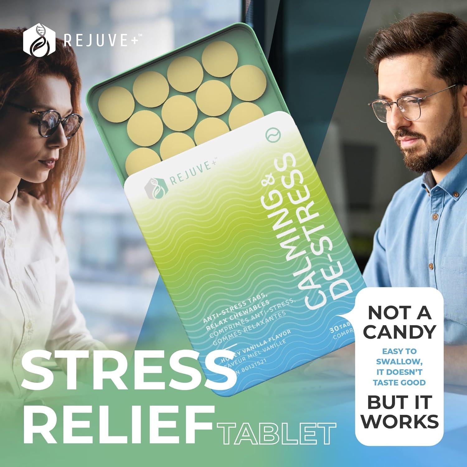 Suplemento Nootrópico Rejuve+ Calma y Desestrés 1 Unidad