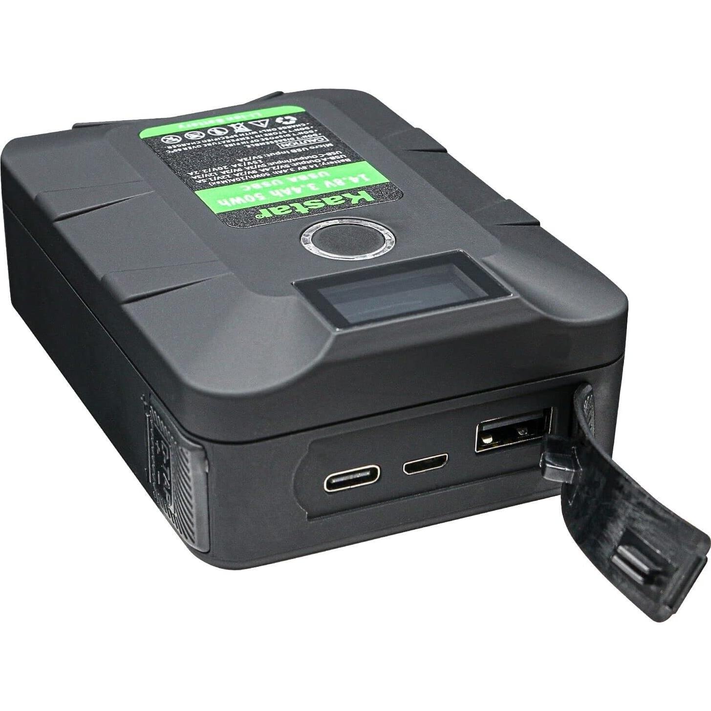 Batería Kastar BP-Y50W V-Mount 14.8V 3.4Ah para Iluminación