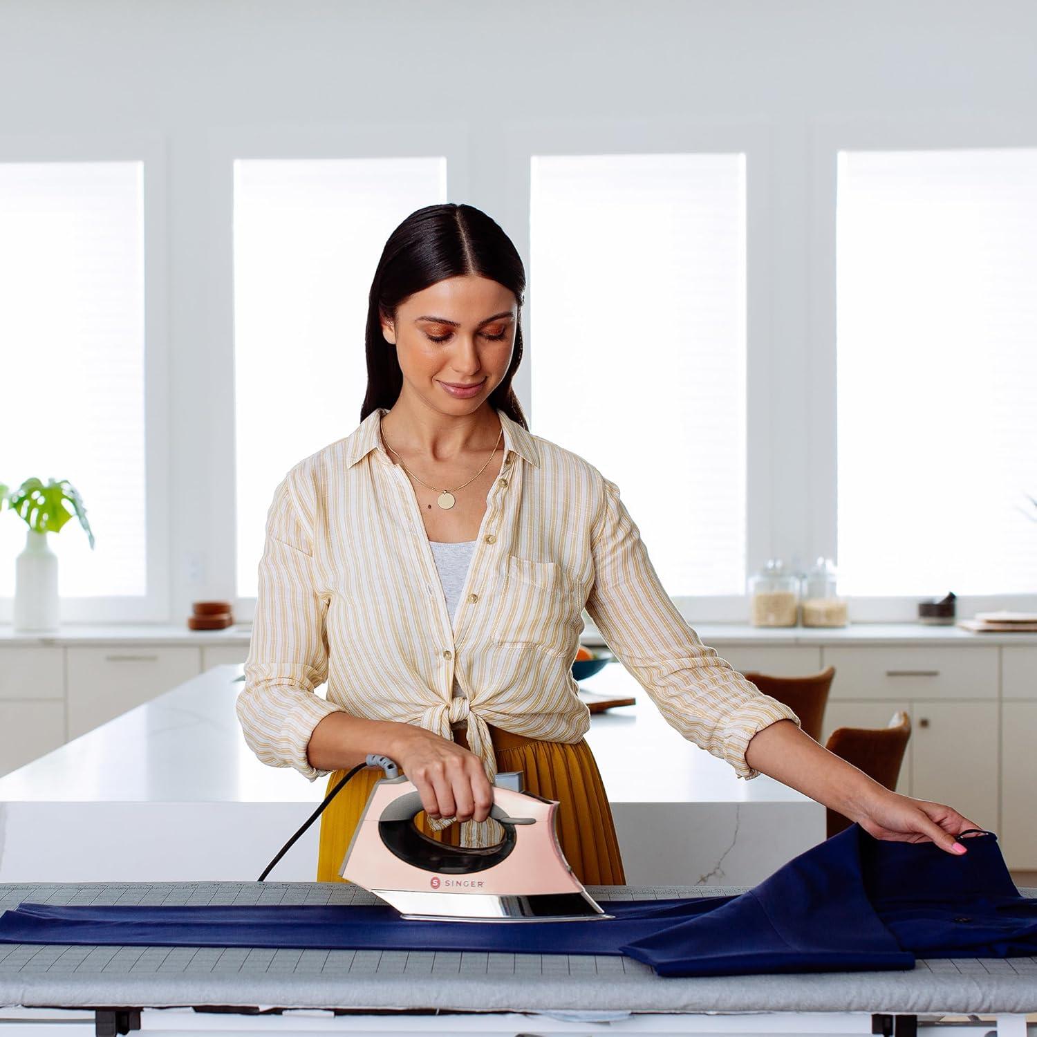 Plancha de Vapor SINGER SteamCraft 1700W Rosa 300ml