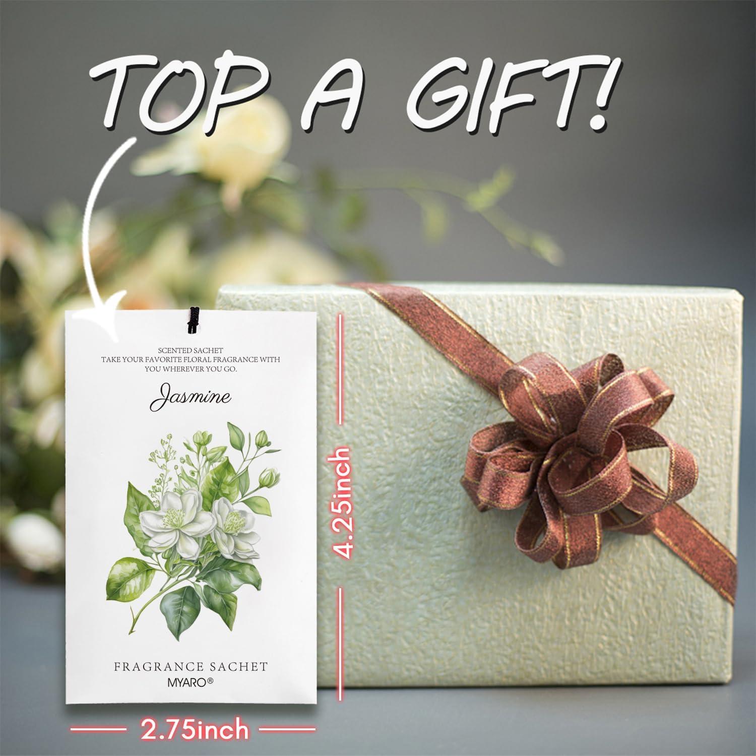 MYARO 12 Bolsitas Aromáticas Florales - 6 Aromas Duraderos