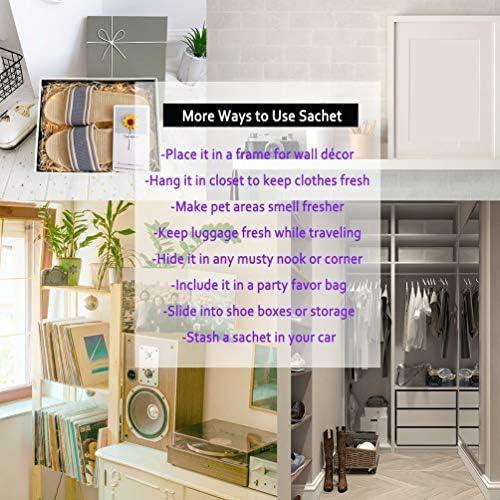 MYARO 12 Bolsitas Aromáticas Florales - 6 Aromas Duraderos