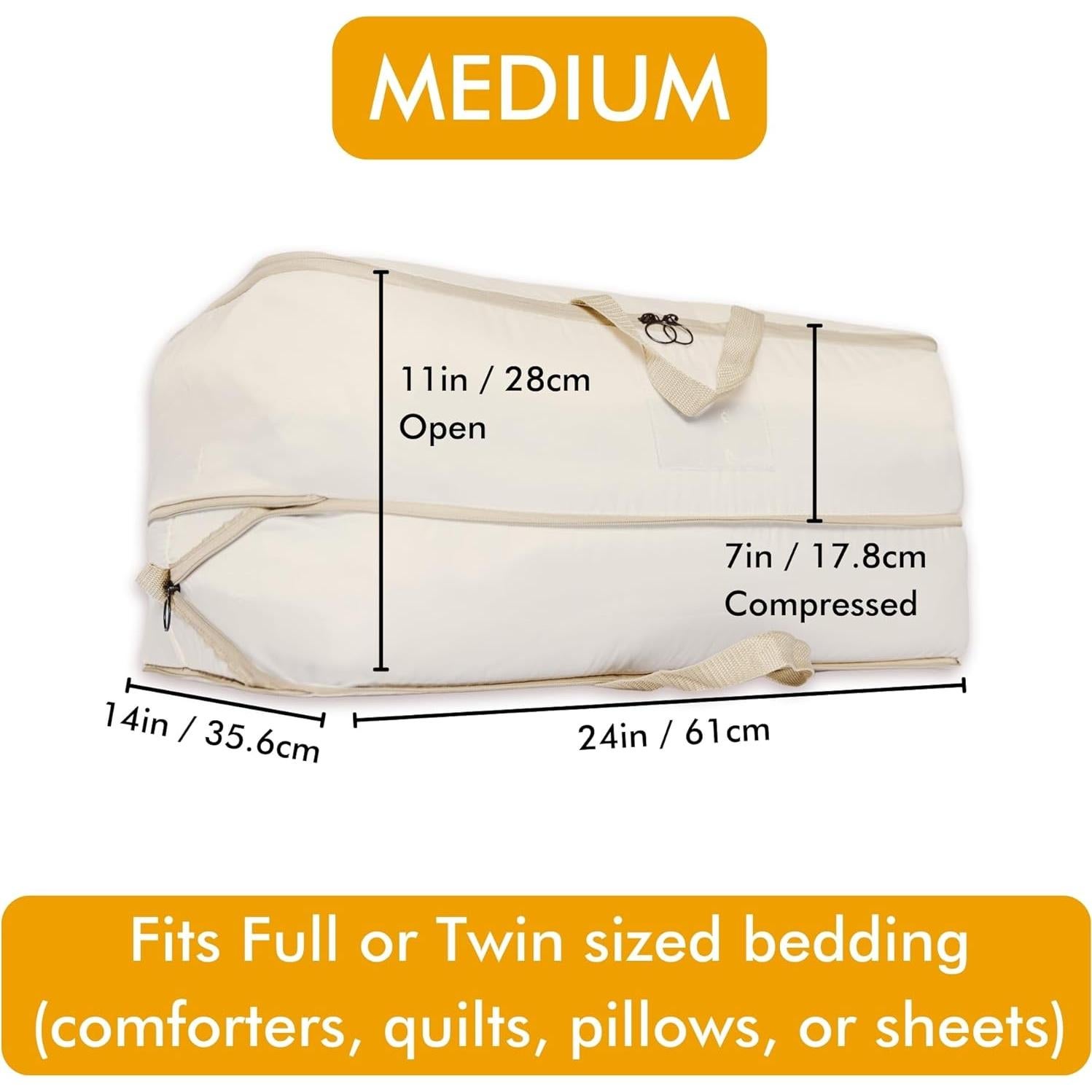 Bolsa de Almacenamiento Compresora HappiBox 2 Paquetes Mediana