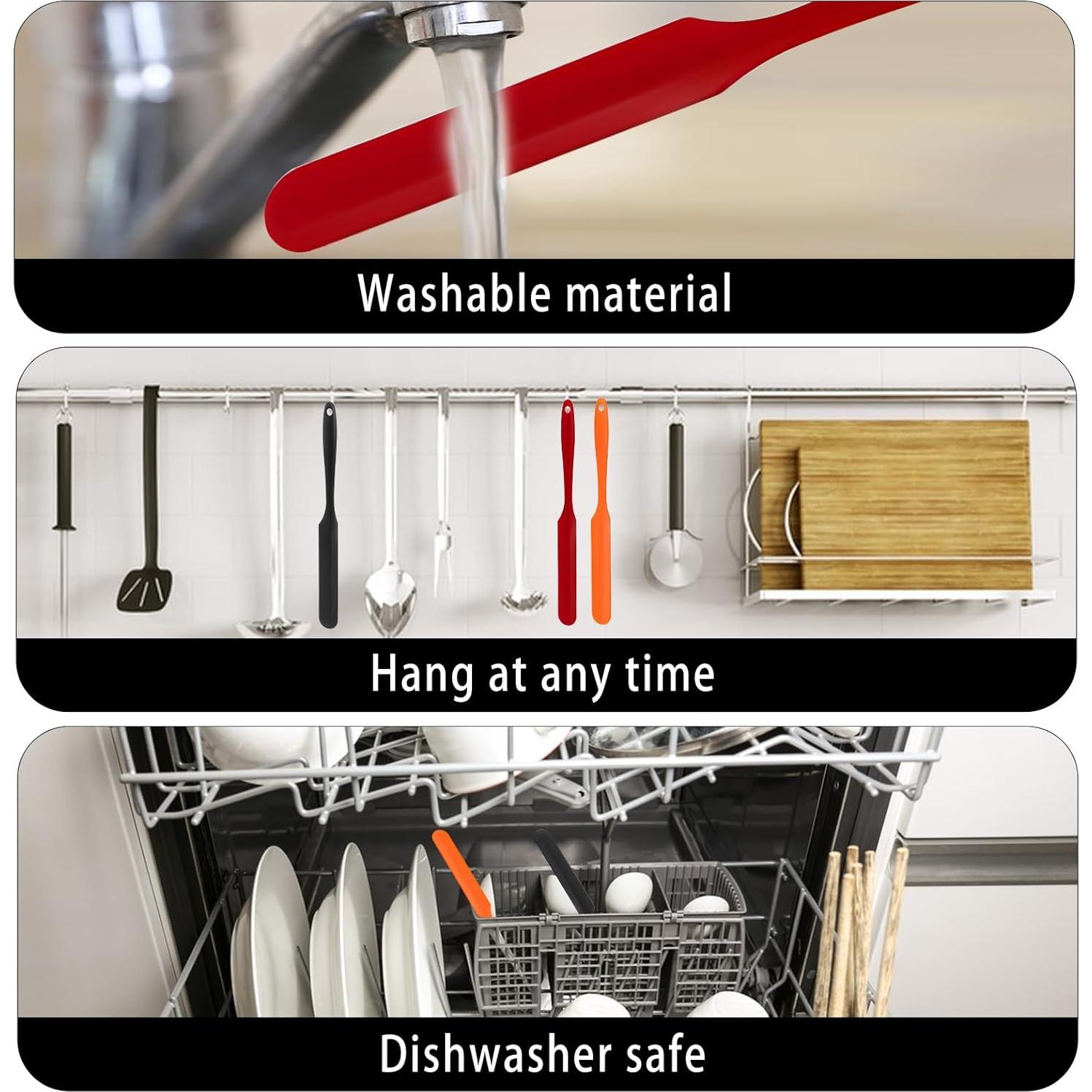 Espátula de Silicona KALIONE 24cm Resistente al Calor