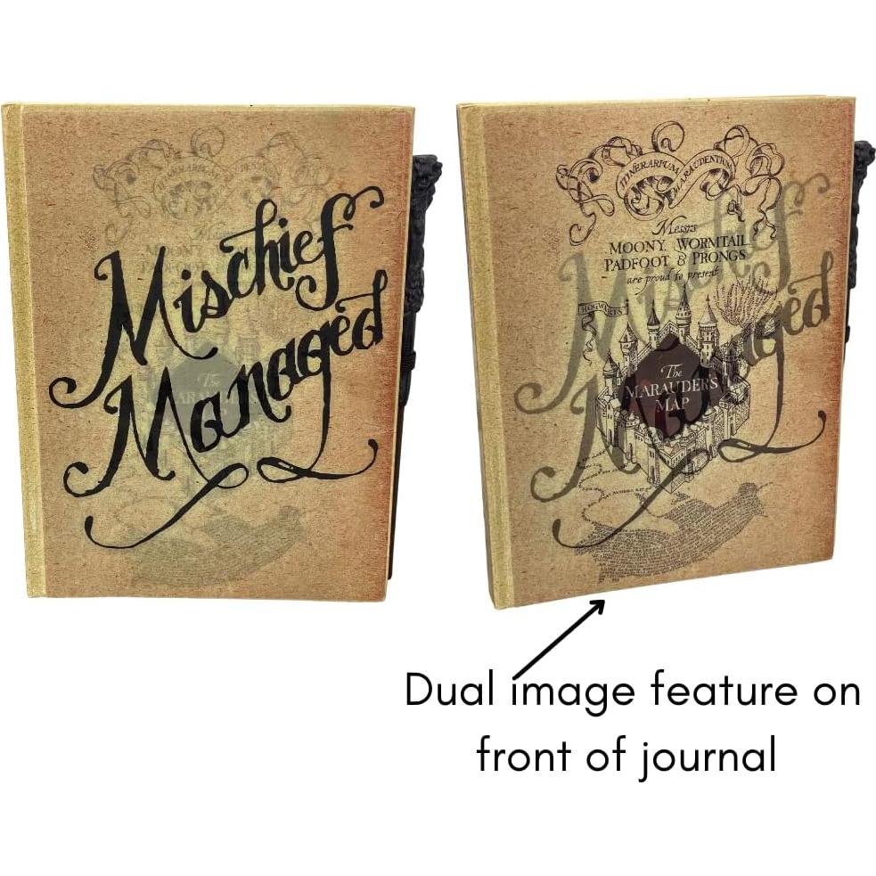 Diario Mapa del Merodeador Harry Potter con Pluma Varita
