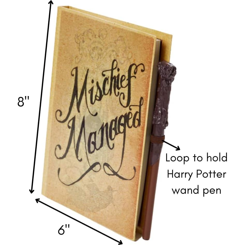 Diario Mapa del Merodeador Harry Potter con Pluma Varita