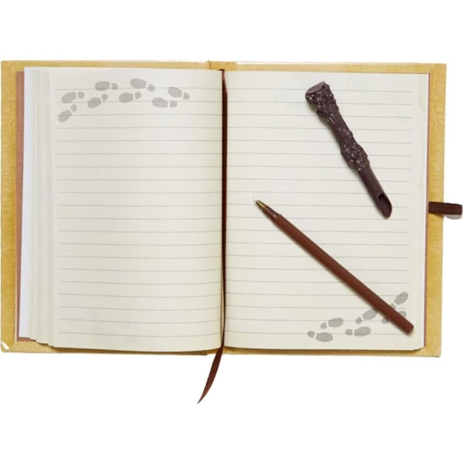 Diario Mapa del Merodeador Harry Potter con Pluma Varita