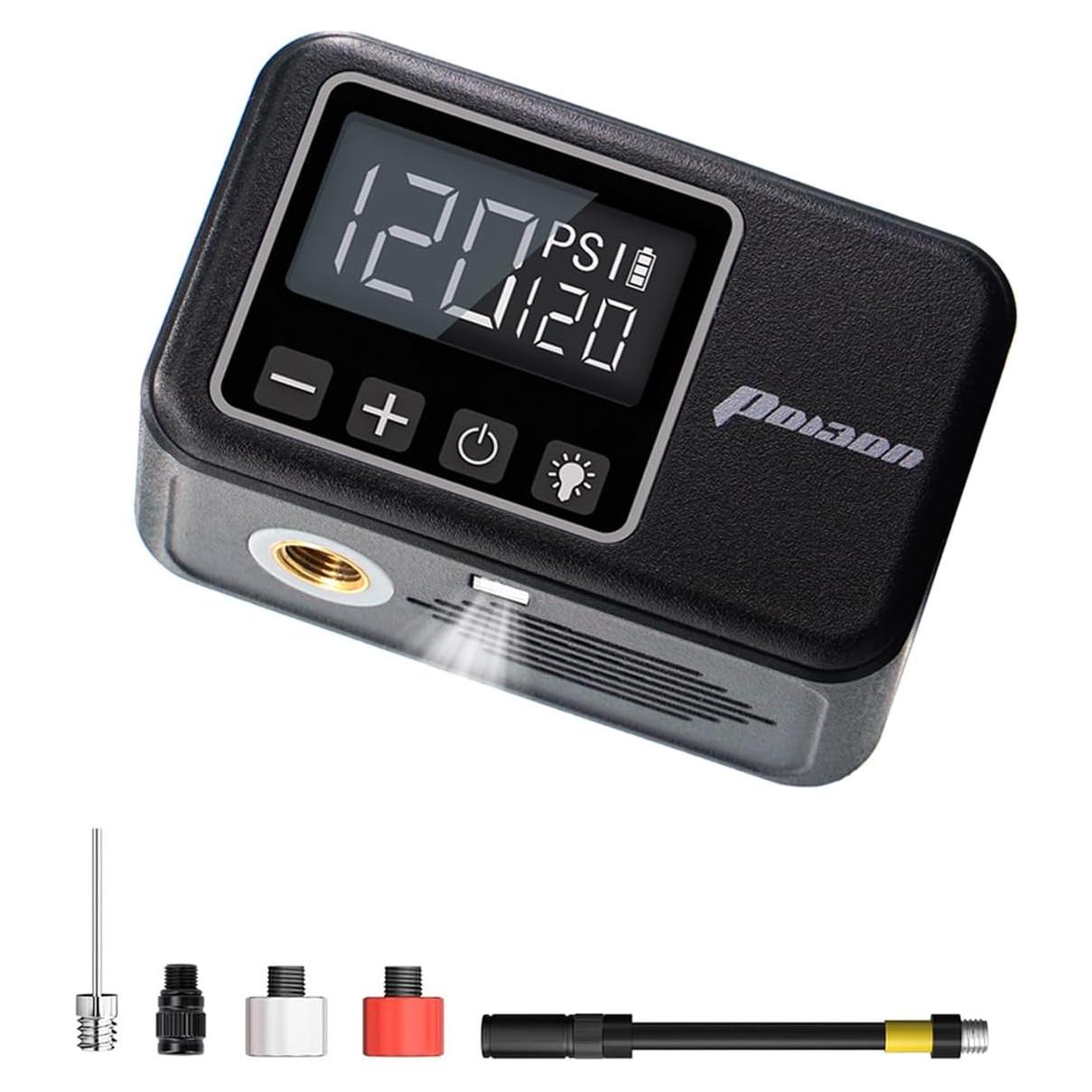 Mini Bomba Eléctrica de Bicicleta PO13ON Air2 Pro 120 PSI