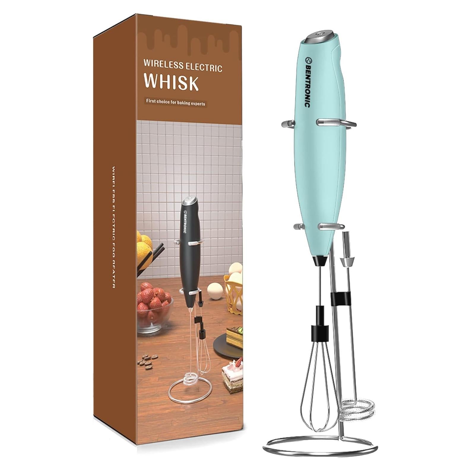 Batidor de leche eléctrico Bentronic doble varilla 22.86 cm