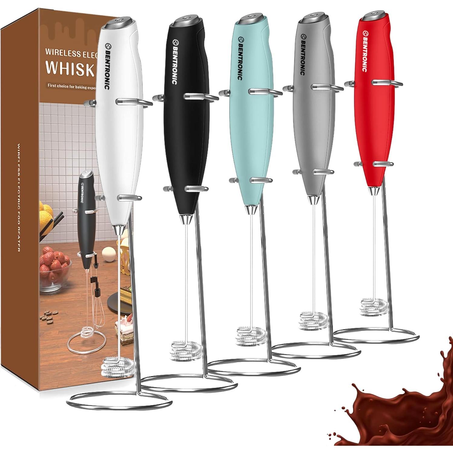 Batidor de leche eléctrico Bentronic doble varilla 22.86 cm