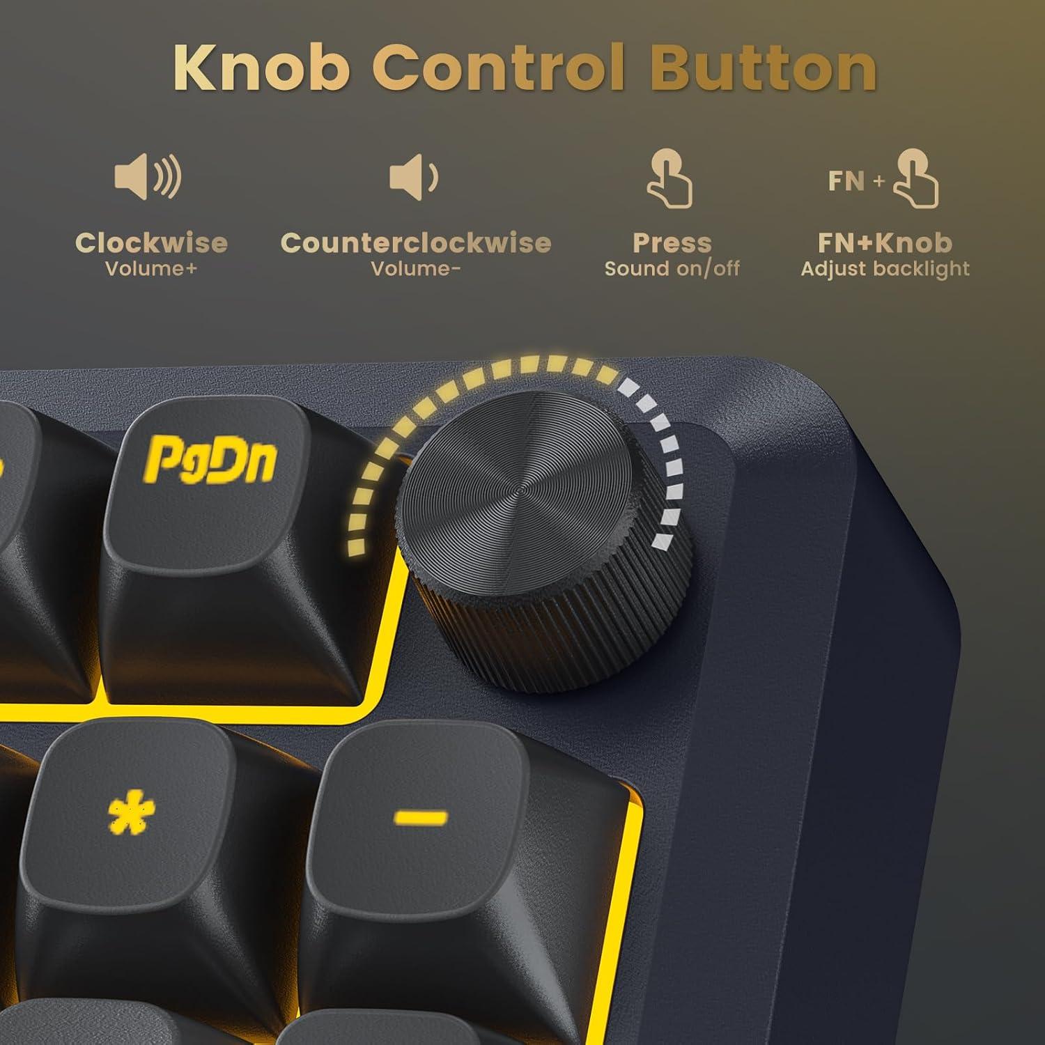 Teclado Mecánico Inalámbrico Redragon K688 RGB 98 Teclas