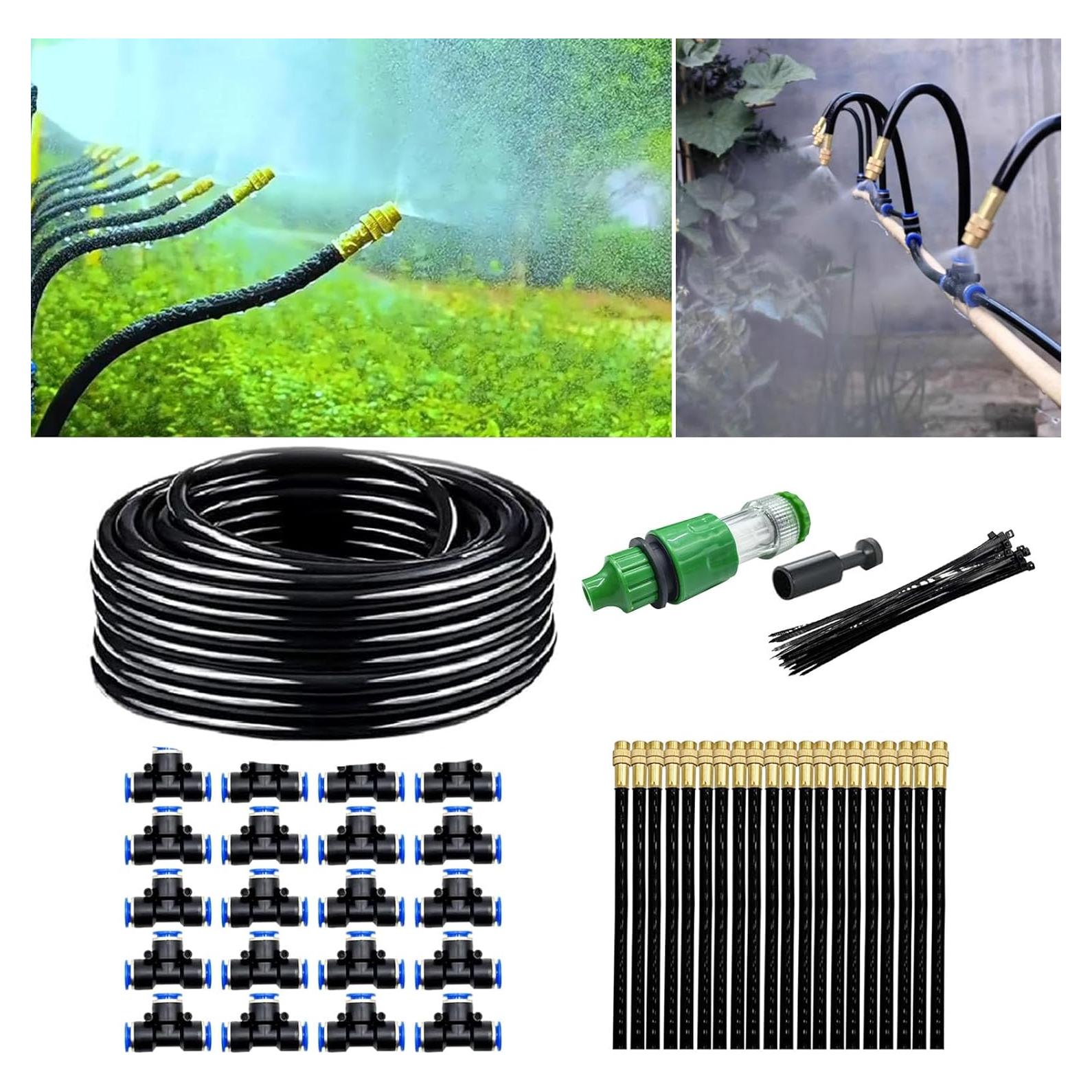 Kit de riego por goteo Alebsan 20 boquillas 20m