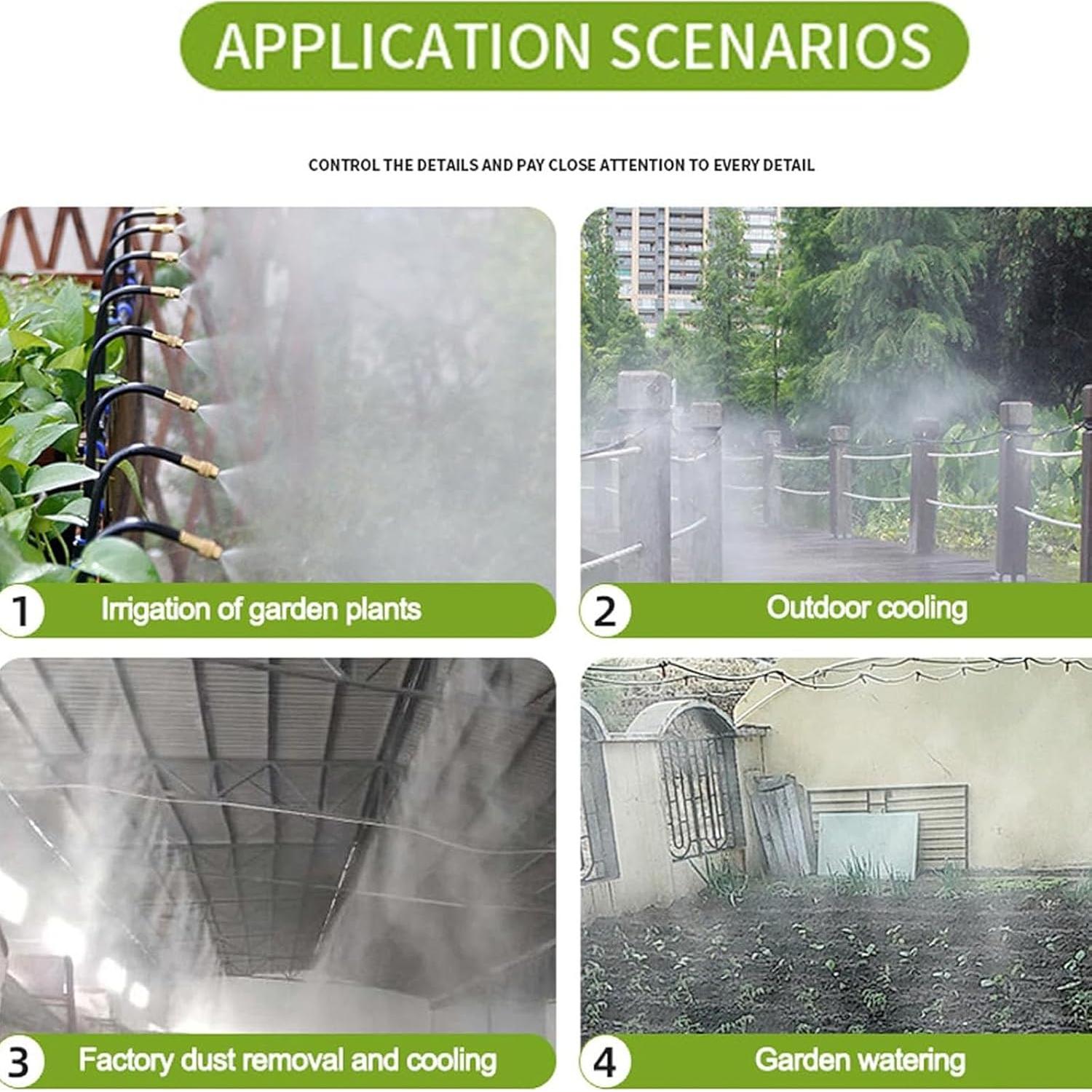 Kit de riego por goteo Alebsan 20 boquillas 20m