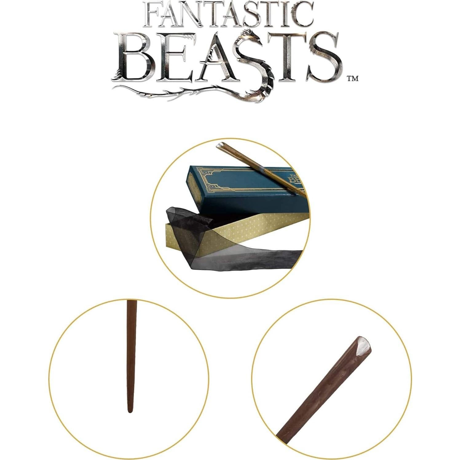 Varita Noble Newt Scamander con Caja Coleccionista 35,56 cm