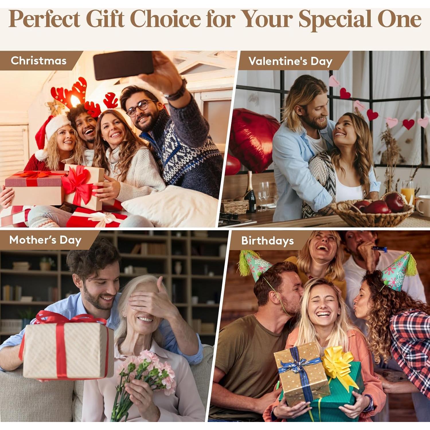 Caja de Joyería Lifewit 2 Capas Organizador Gafas 6 Compartimentos