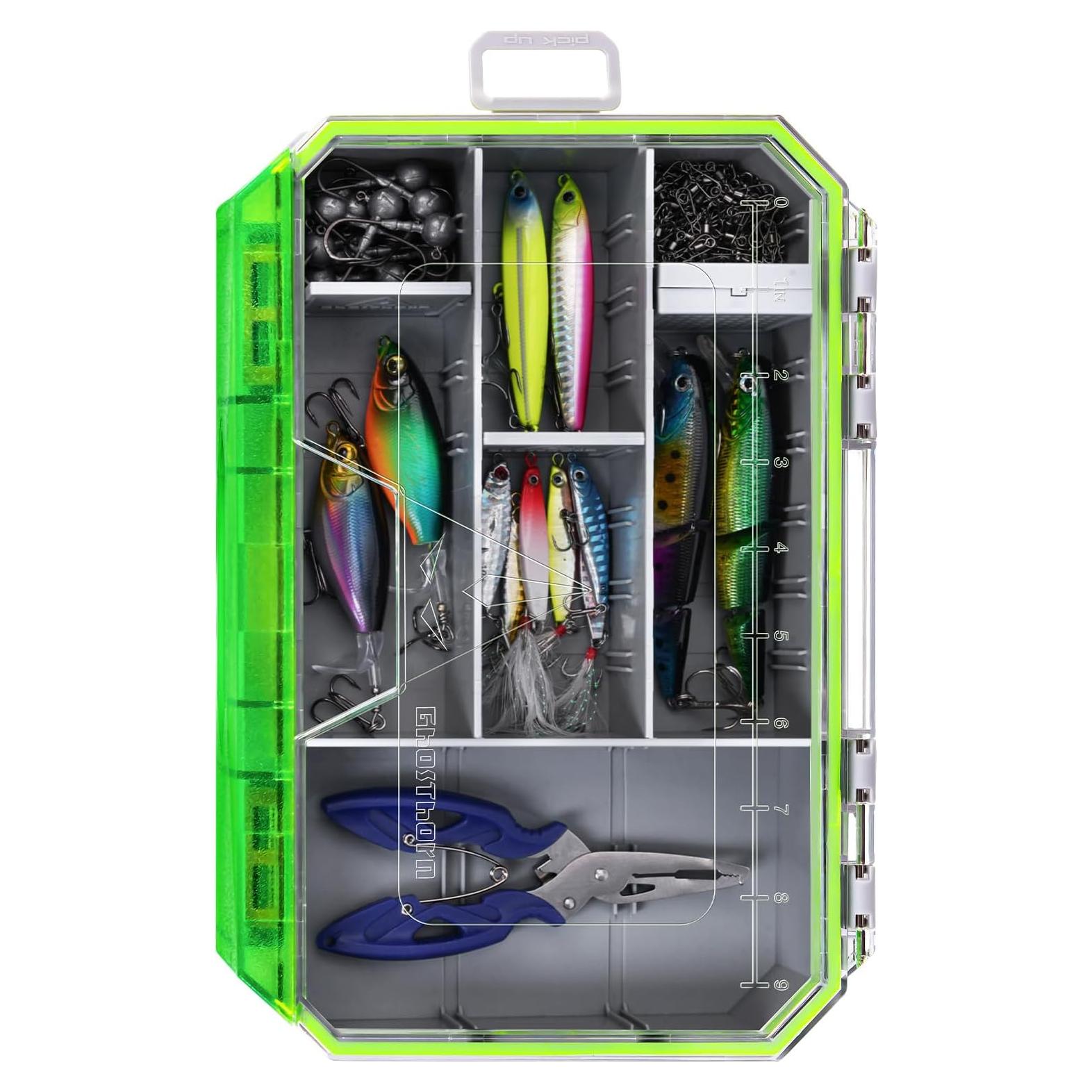 Caja de Pesca Impermeable Ghosthorn 3600 con Divisores Removibles