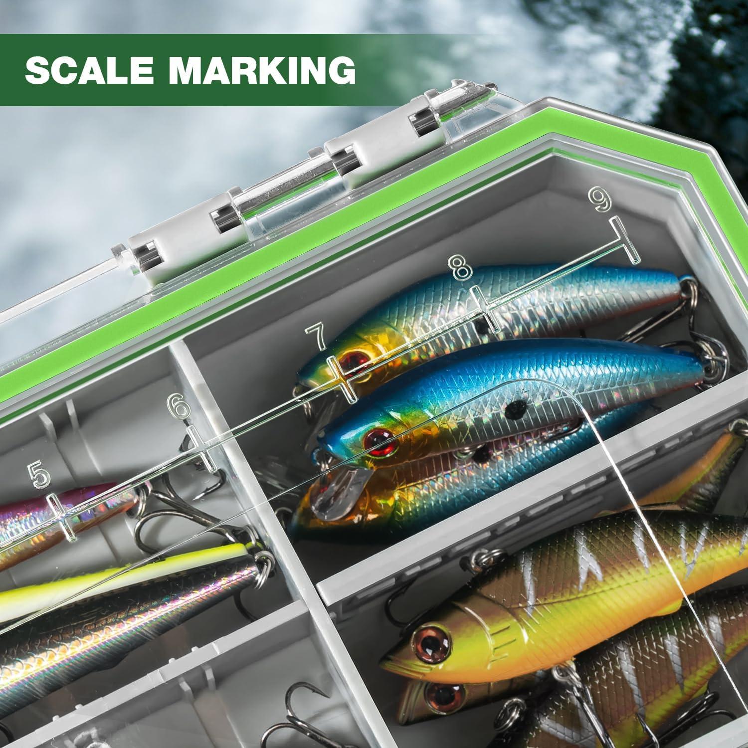 Caja de Pesca Impermeable Ghosthorn 3600 con Divisores Removibles