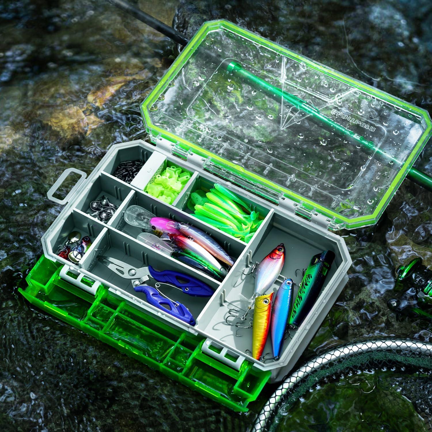 Caja de Pesca Impermeable Ghosthorn 3600 con Divisores Removibles