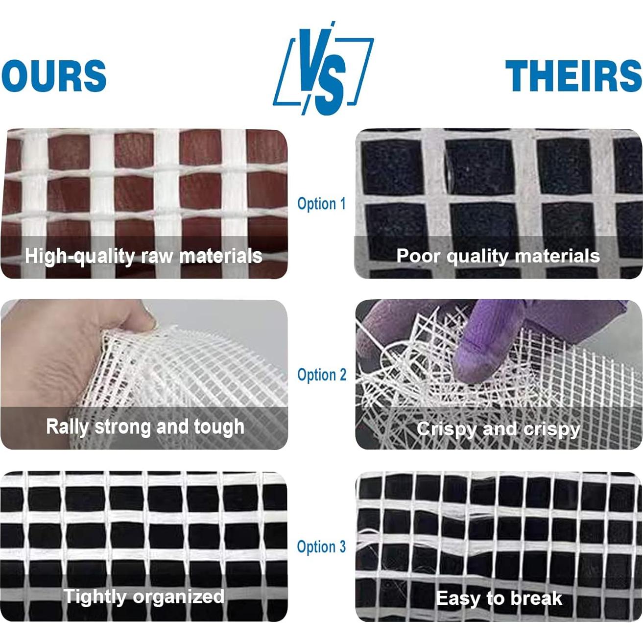Cinta de Reparación de Drywall EDSRDRUS 2in 30m Autoadhesiva