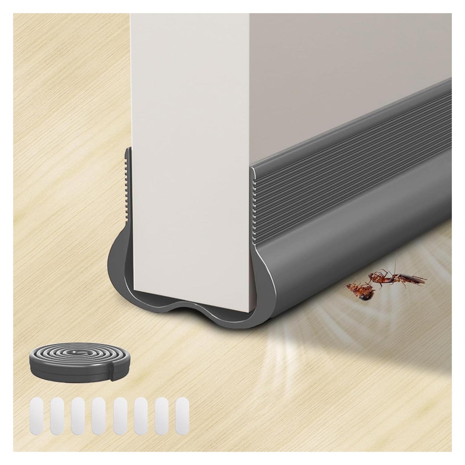 Detenedor de Corrientes de Aire para Puertas Huainanguina 90g Gris 91cm