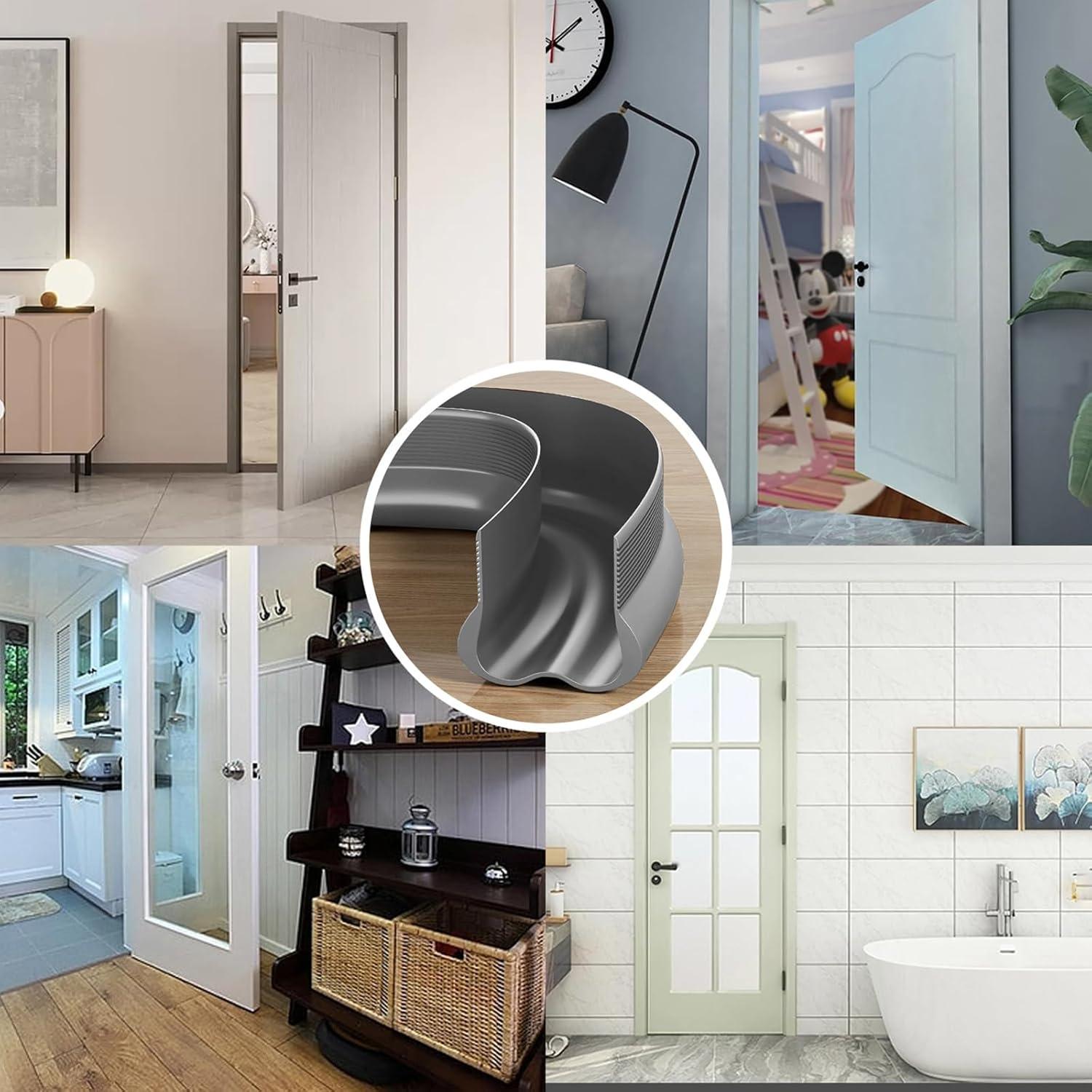 Detenedor de Corrientes de Aire para Puertas Huainanguina 90g Gris 91cm