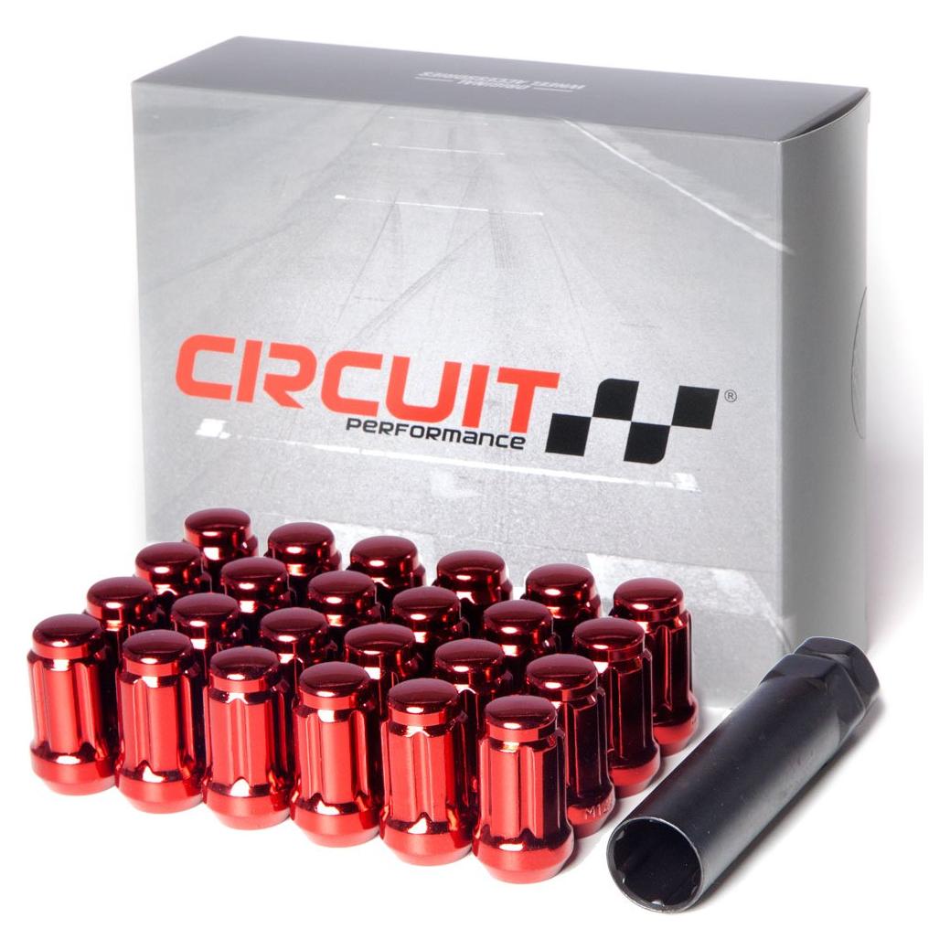 Tuercas de Acorn Circuit Performance Rojas 12x1.5 (24pc)