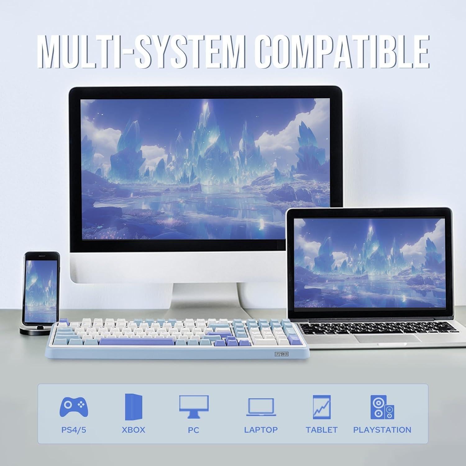 Teclado Mecánico EPOMAKER TH99 Inalámbrico RGB Numpad