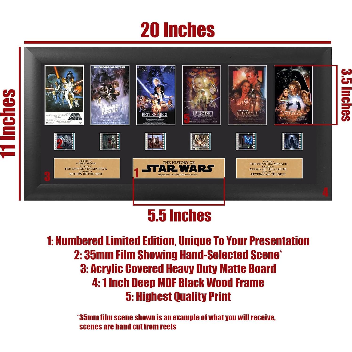 FilmCells Star Wars Edición Especial 50.8x27.9 cm Coleccionable