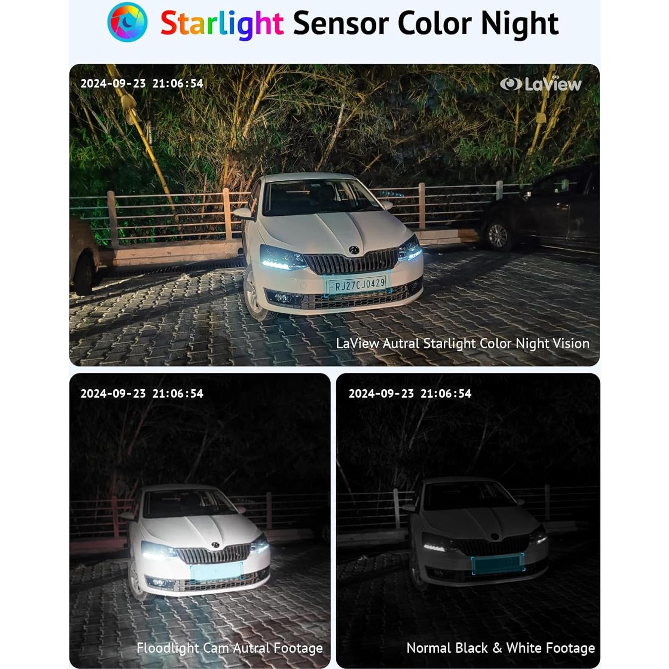 Cámaras de Seguridad Exterior LaView 5MP HD 2PK con IA