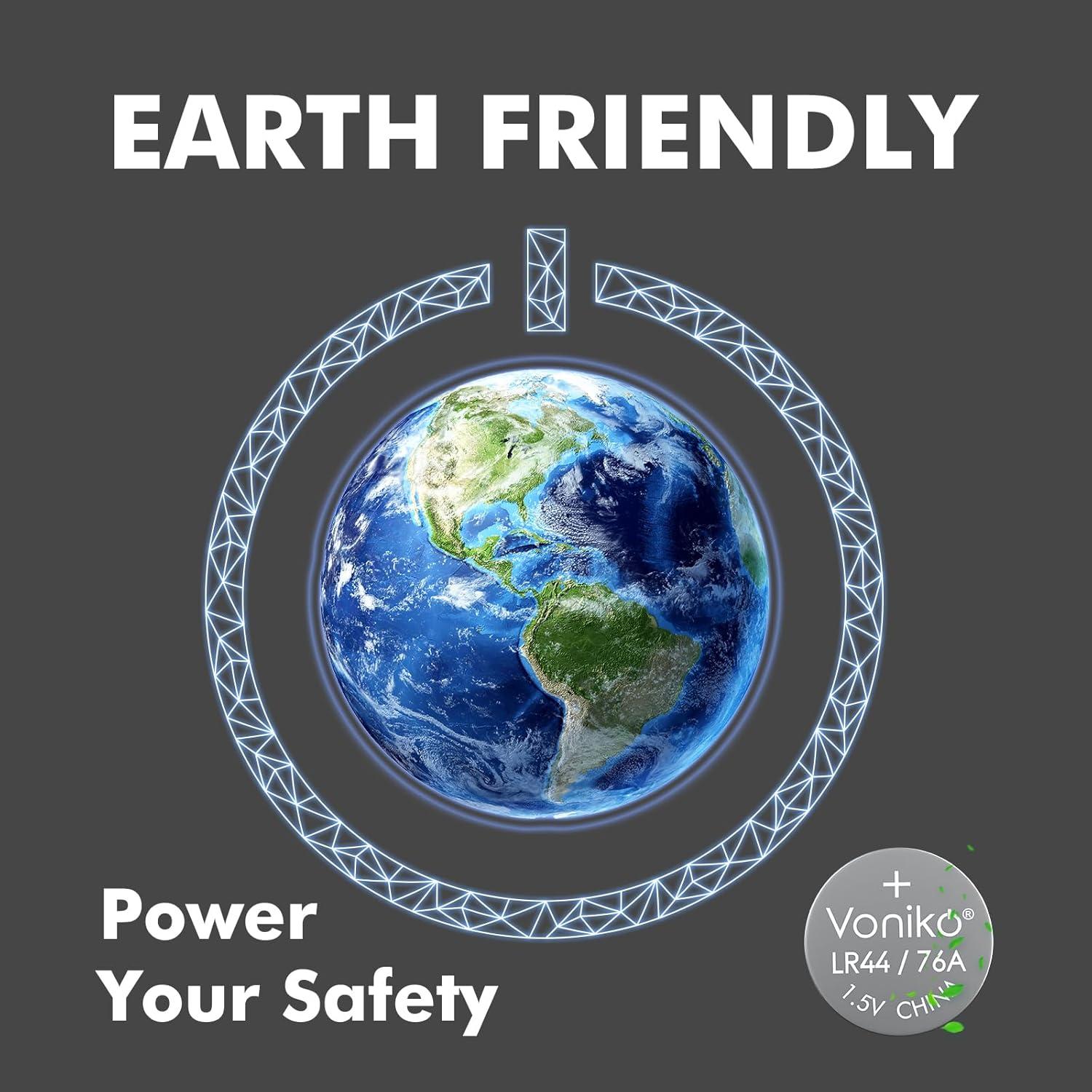 Baterías Voniko LR44 Alcalina 20 Piezas 1.5V para Juguetes