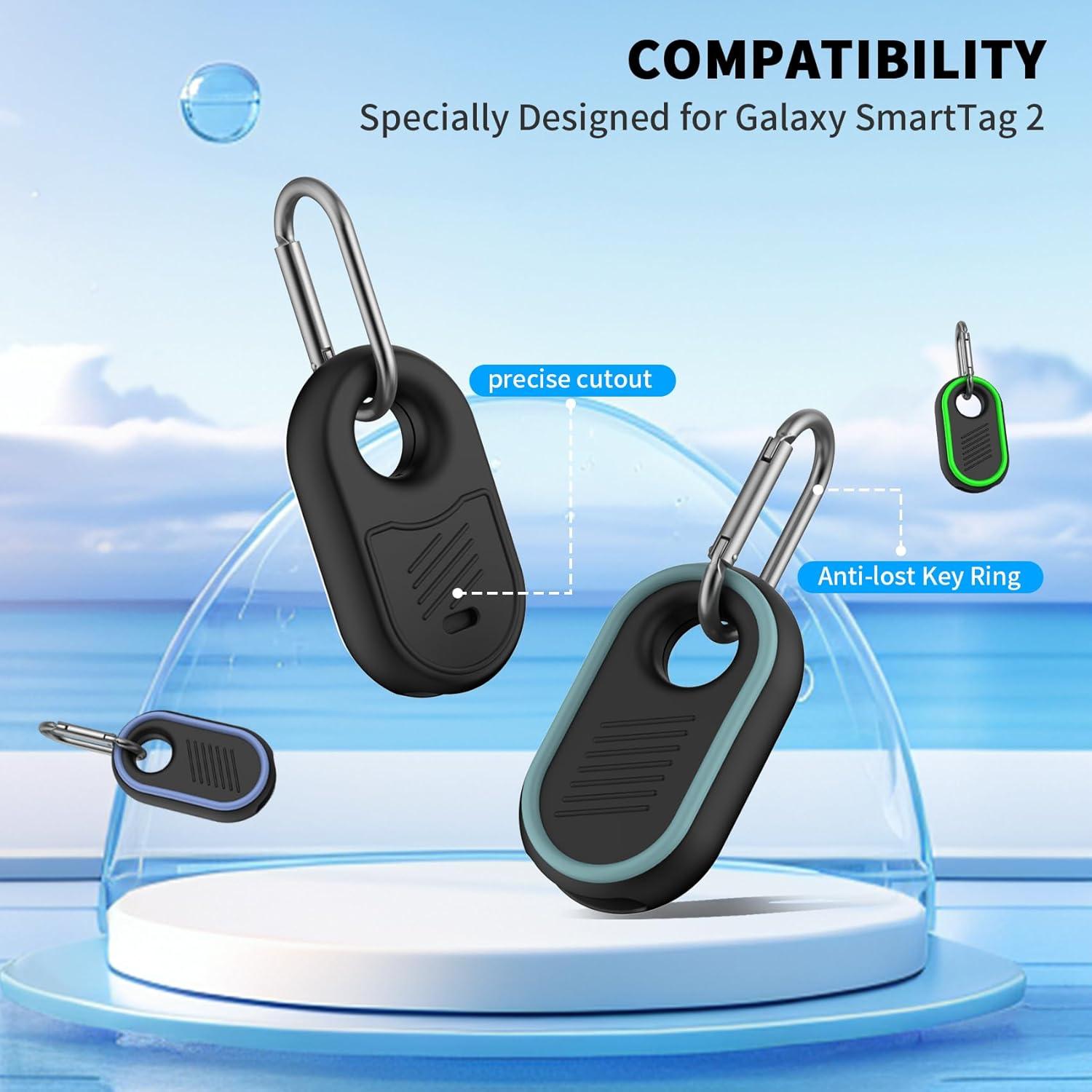 Funda de silicona para Samsung Galaxy SmartTag2 - 4 Pack