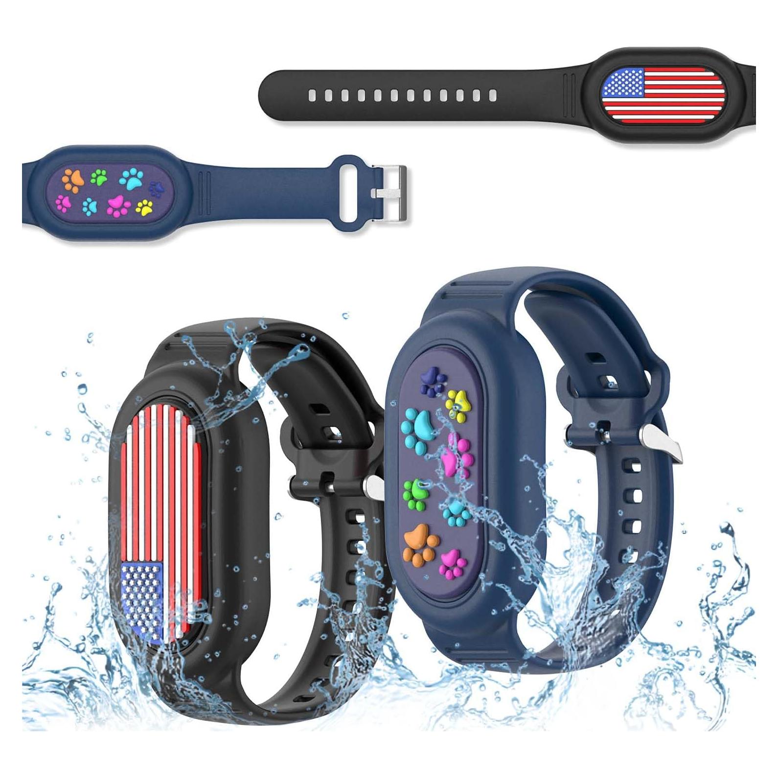 FGERWZ Pulsera de Silicona para Samsung Galaxy SmartTag 2 - 2 Pack