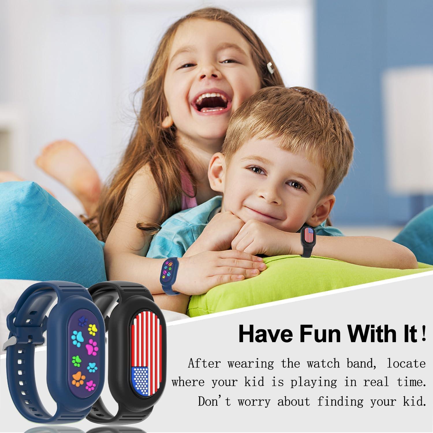 FGERWZ Pulsera de Silicona para Samsung Galaxy SmartTag 2 - 2 Pack