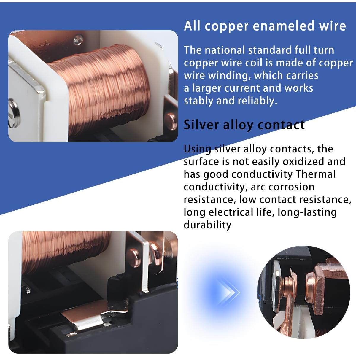 Relé de 4 Pines 12V 30A BLAU GRUN Impermeable Automotriz