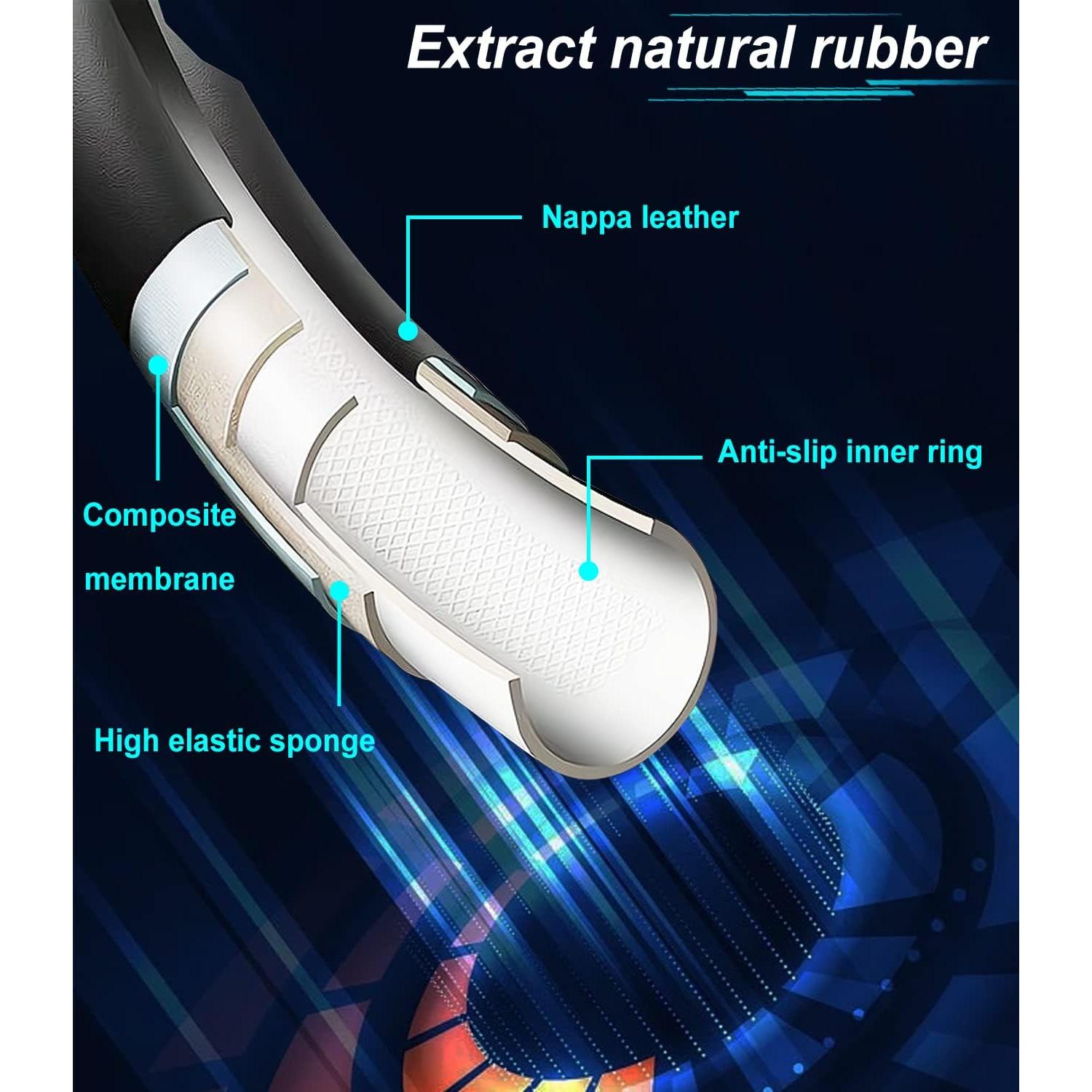 Cubierta de Volante Antideslizante Sawuaa para Subaru - Negro