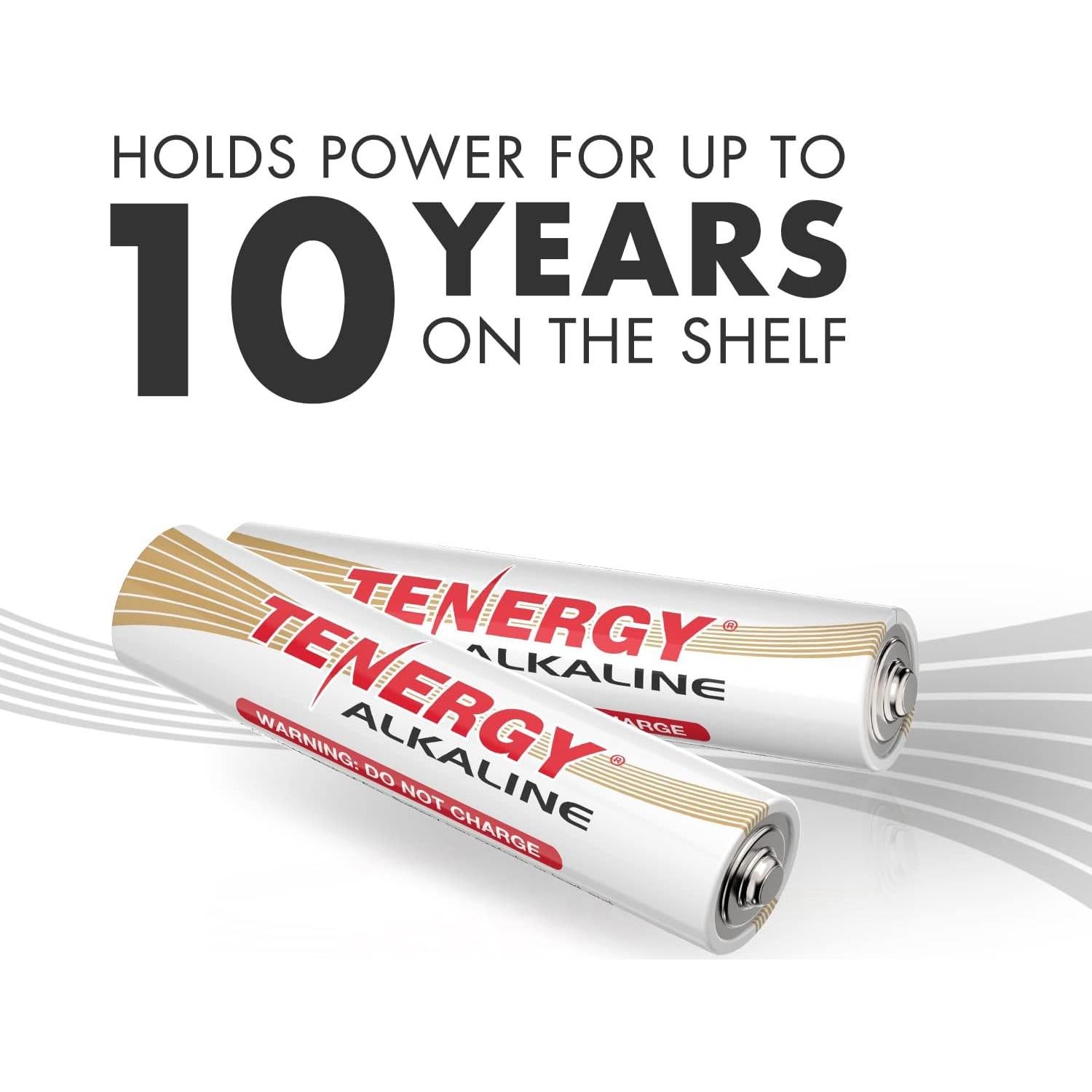 Baterías Alcalinas AAA Tenergy 100 Unidades Alto Rendimiento