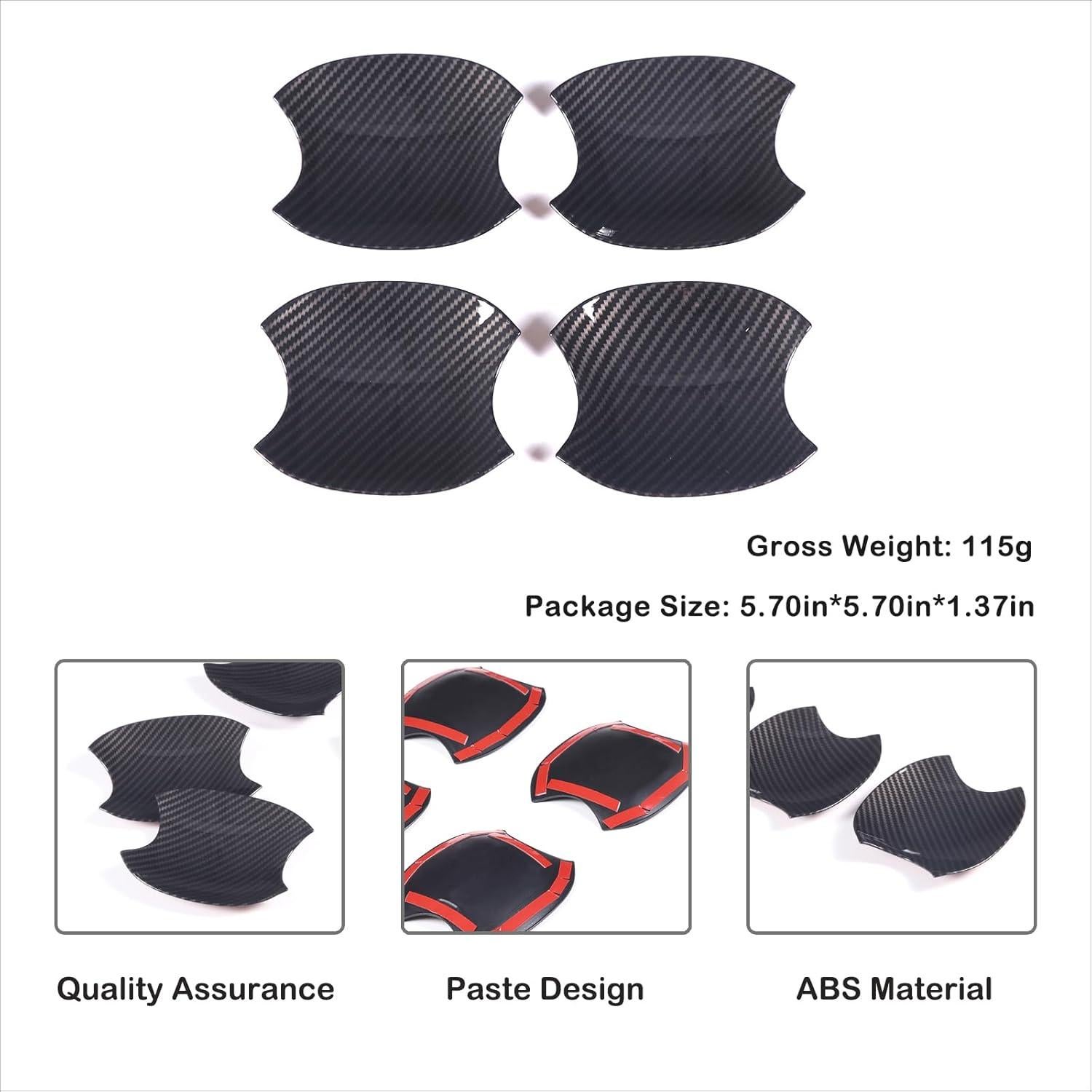 Cubierta de Tazón de Manija de Puerta Aunginsy para Toyota 2022-2025