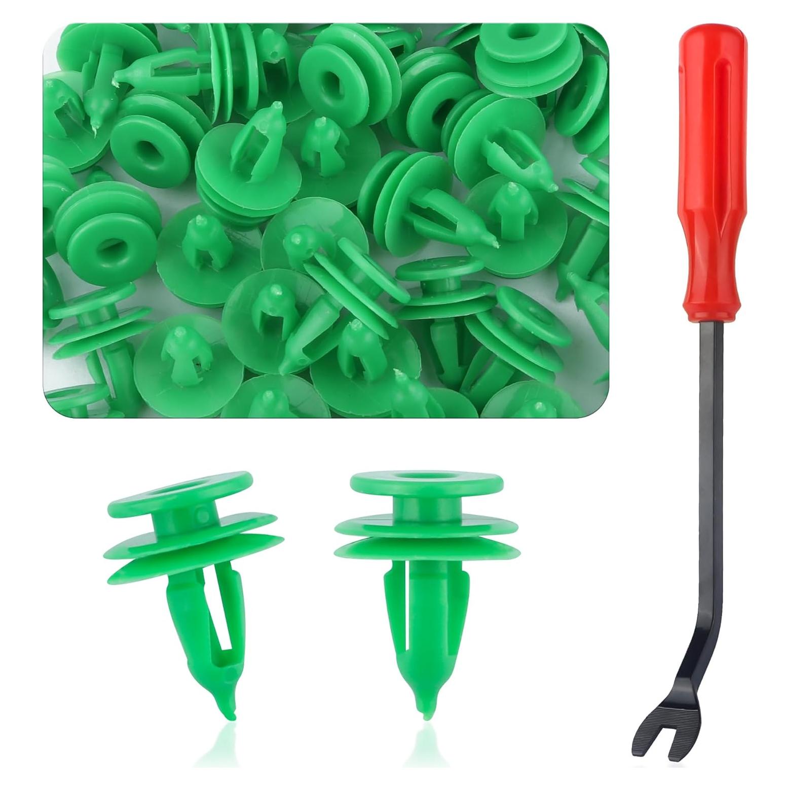 100 Clips de Panel de Puerta Stacool OEM#6503204 Nylon