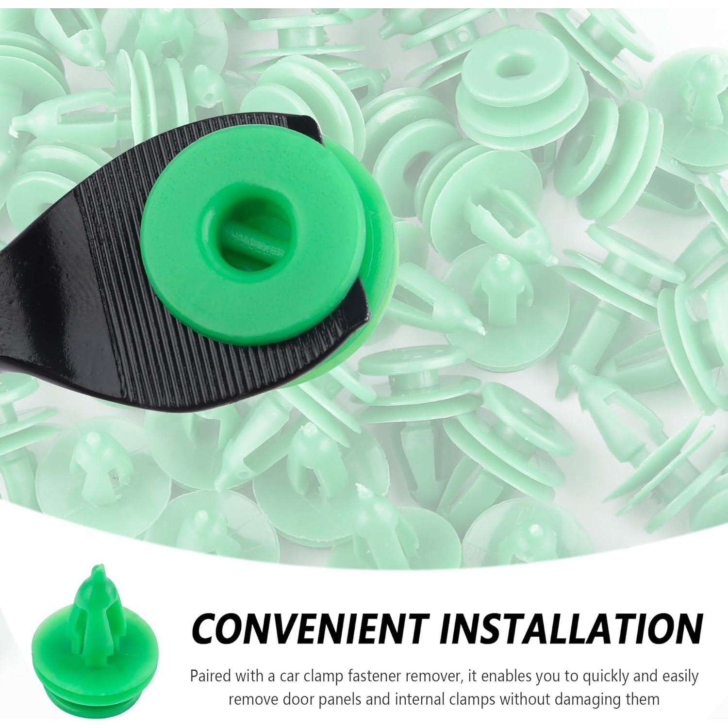 100 Clips de Panel de Puerta Stacool OEM#6503204 Nylon