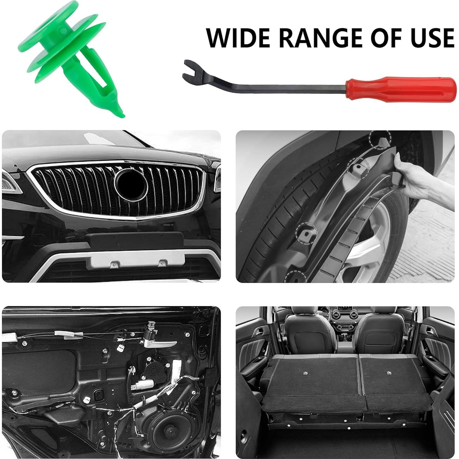 100 Clips de Panel de Puerta Stacool OEM#6503204 Nylon