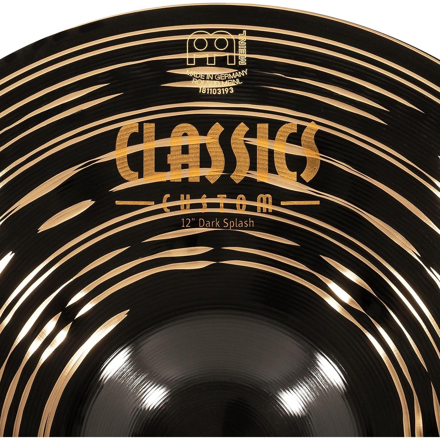 Platillo Splash Meinl 30.48 cm Classics Custom Dark B12