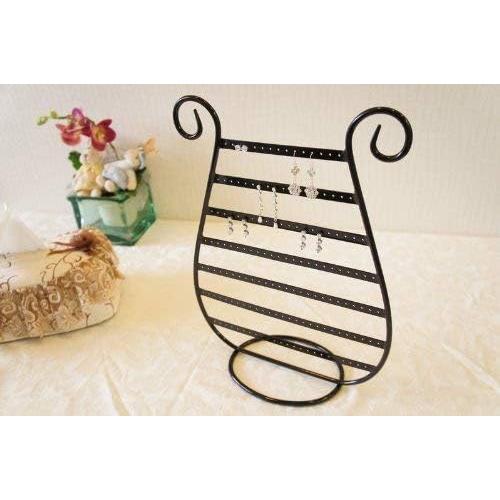 Organizador de Joyería Mango Steam Arpa Negro Delgado 78 Pendientes