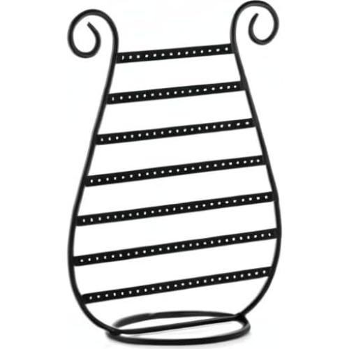 Organizador de Joyería Mango Steam Arpa Negro Delgado 78 Pendientes