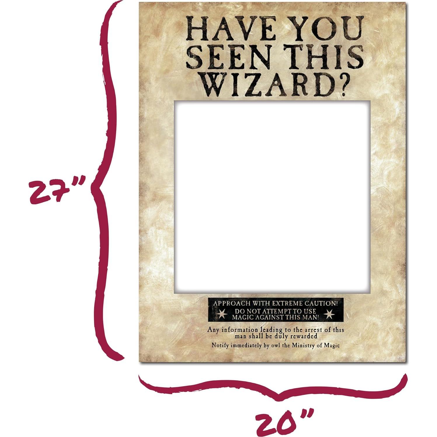 Prop Foto Harry Potter Conquest 68.58x50.8cm Cartulina