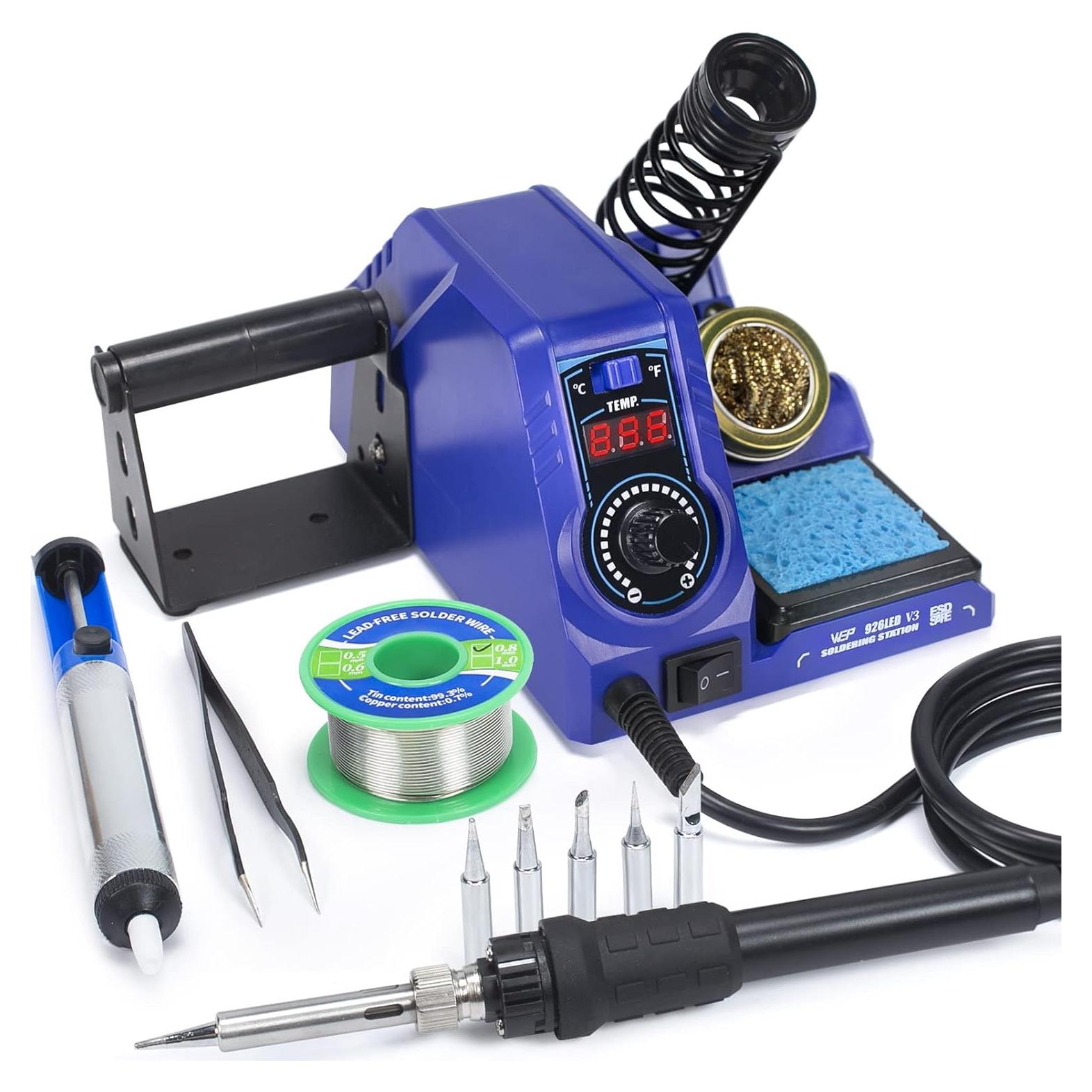 Estación de Soldadura WEP 926LED V3 Compacta con Accesorios